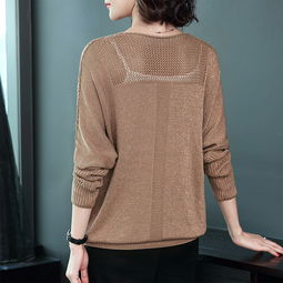 2018秋季新风尚 蝙蝠袖针织衫，演绎慵懒优雅的时尚态度